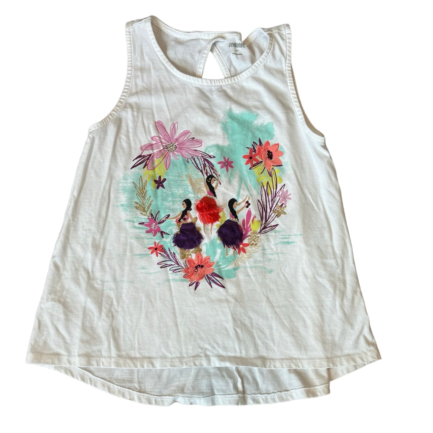 Size 10 Gymboree Island Girl Tank
