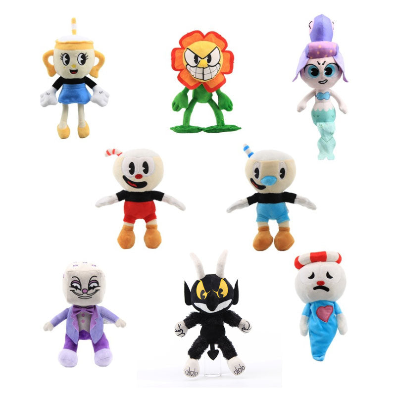 13 style Cuphead Plush Doll Toys