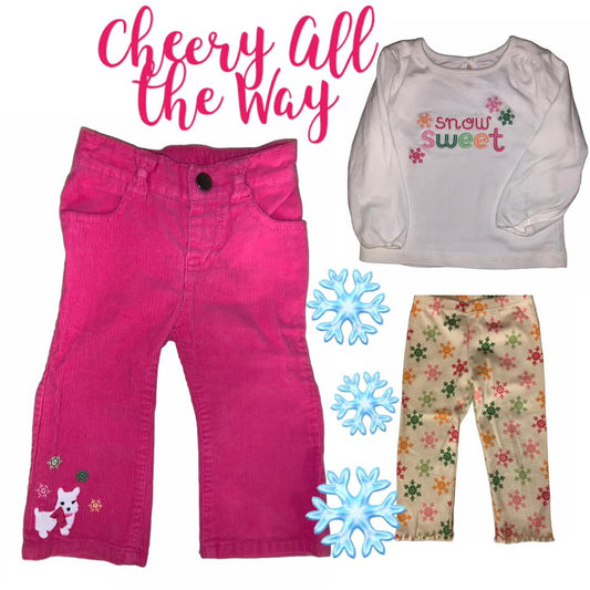 Size 12-24 Months Gymboree Cheery All The Way Outfit