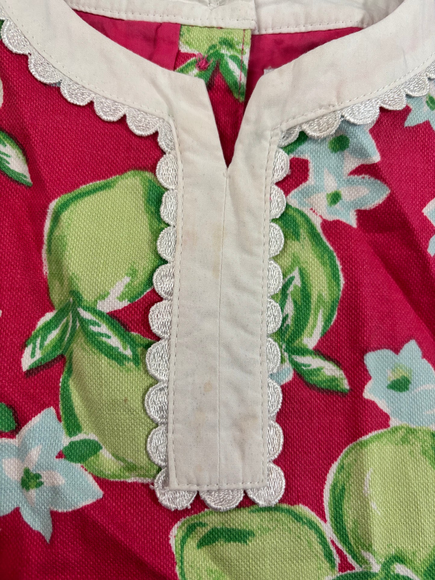 Size 2T Janie & Jack South Beach Beauty Lime Dress