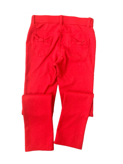 Size 7 Gymboree Red Glitter Jeggings