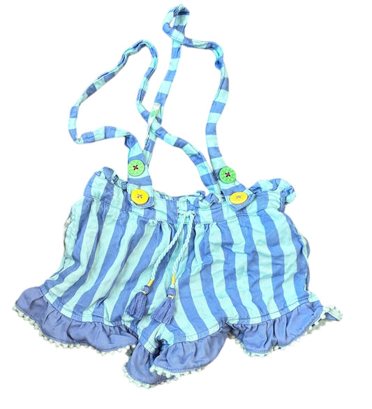 Size 2 Matilda Jane Let's Go Together suspender shorts