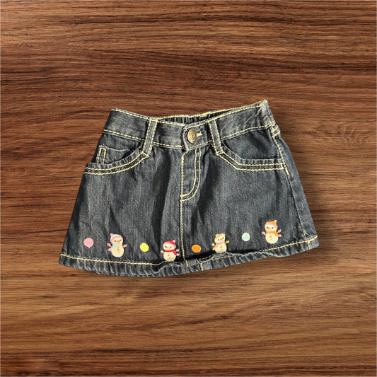 Size 6-12 Months Gymboree Cozy Cutie Snowman Skirt