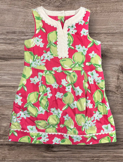 Size 2T Janie & Jack South Beach Beauty Lime Dress