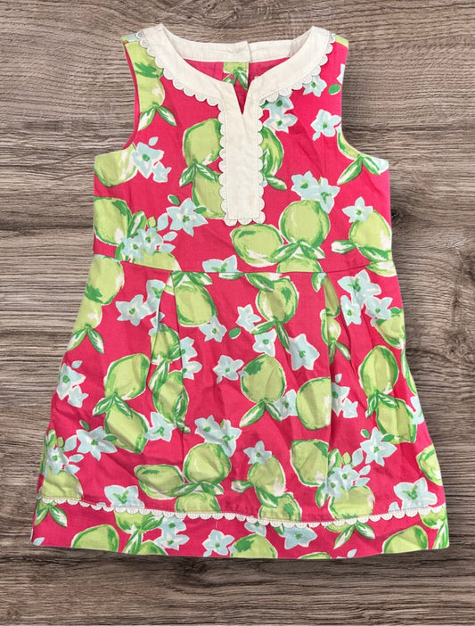 Size 2T Janie & Jack South Beach Beauty Lime Dress
