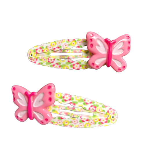 Gymboree Island Lily Snap Clips