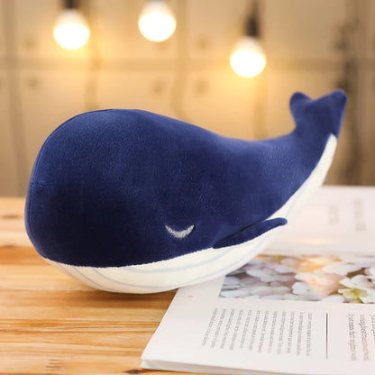 Soft Little Blue Whale Plush Toys