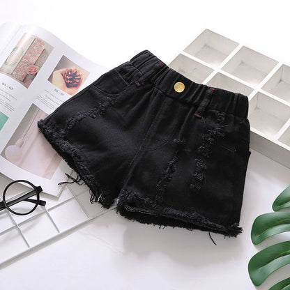 New Western Style Girls Denim Shorts