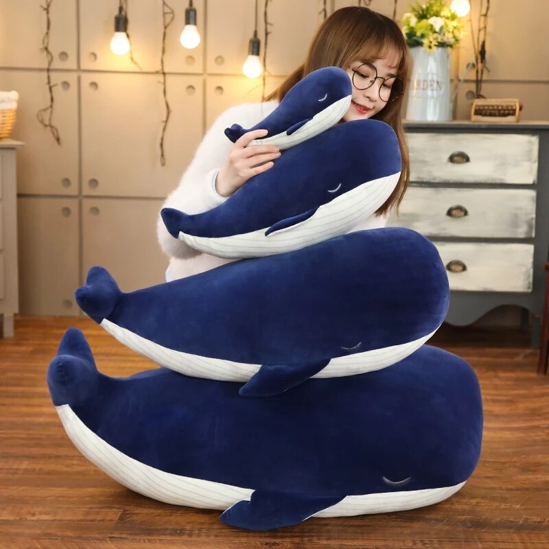 Soft Little Blue Whale Plush Toys