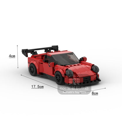 Racing Sports Vehicle Brick Building Blocks